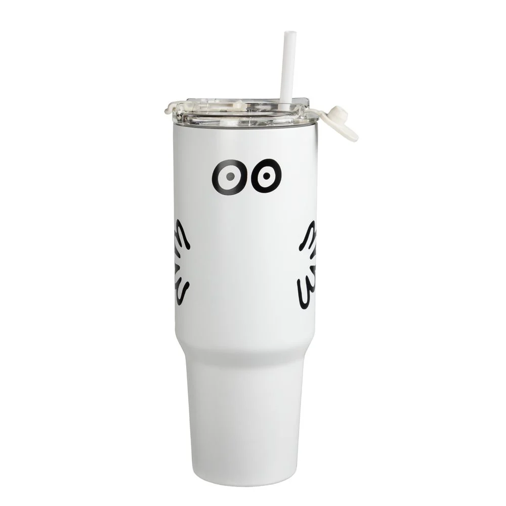 Hattifattener Tumbler Thermal Bottle 1,2L White - Image 2