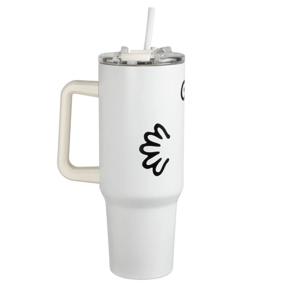 Hattifattener Tumbler Thermal Bottle 1,2L White - Image 3