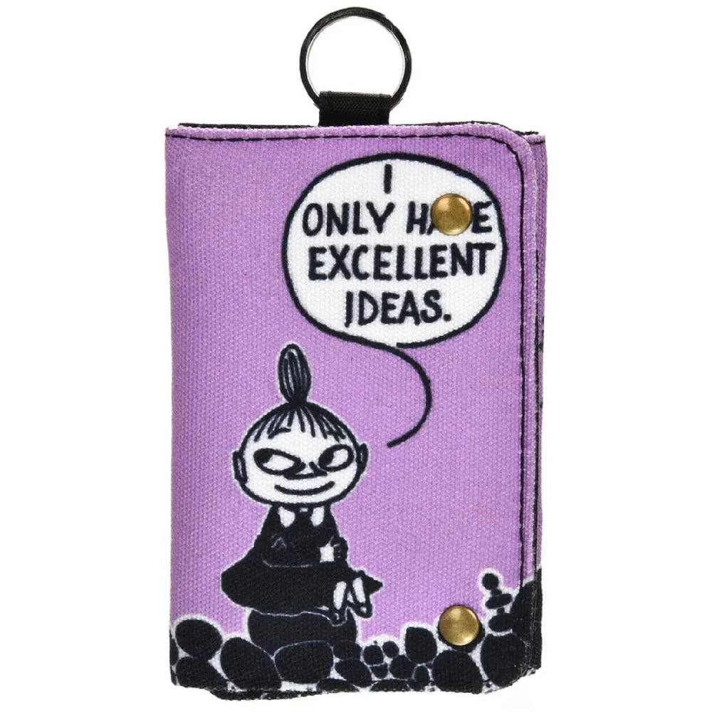Little My Canvas Wallet Purple