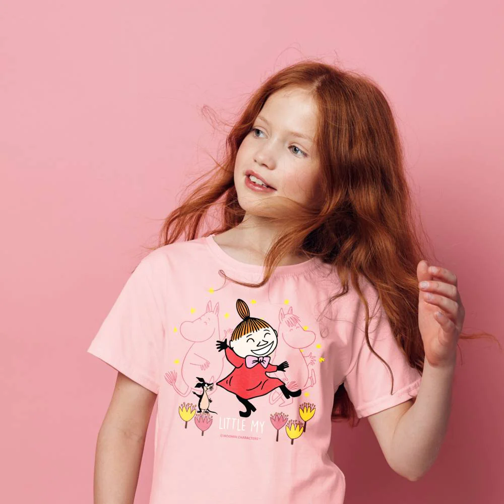 Little My Friends Kids T-shirt Rose