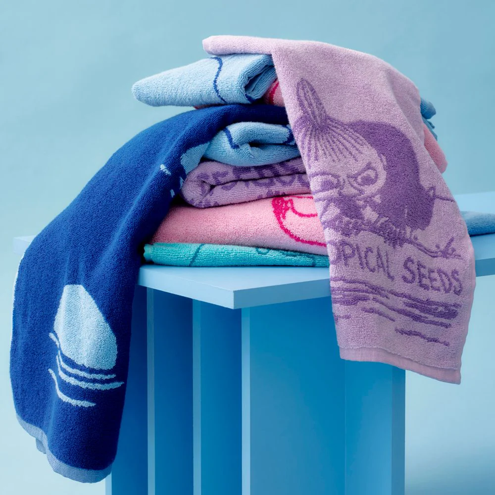 Little My Hand Towel 30x50 Purple - Image 2