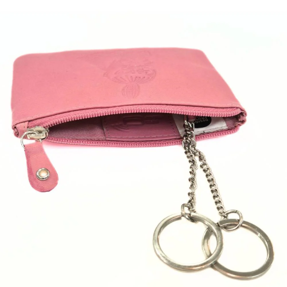 Little My Leather Coin Wallet Fuchsia - Image 5