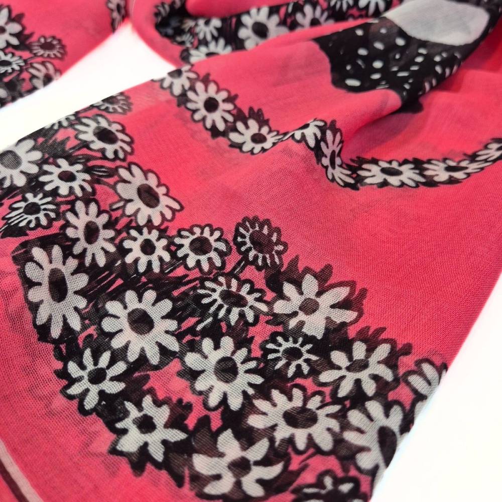 Little My Lyocell Scarf Fuchsia - Image 4
