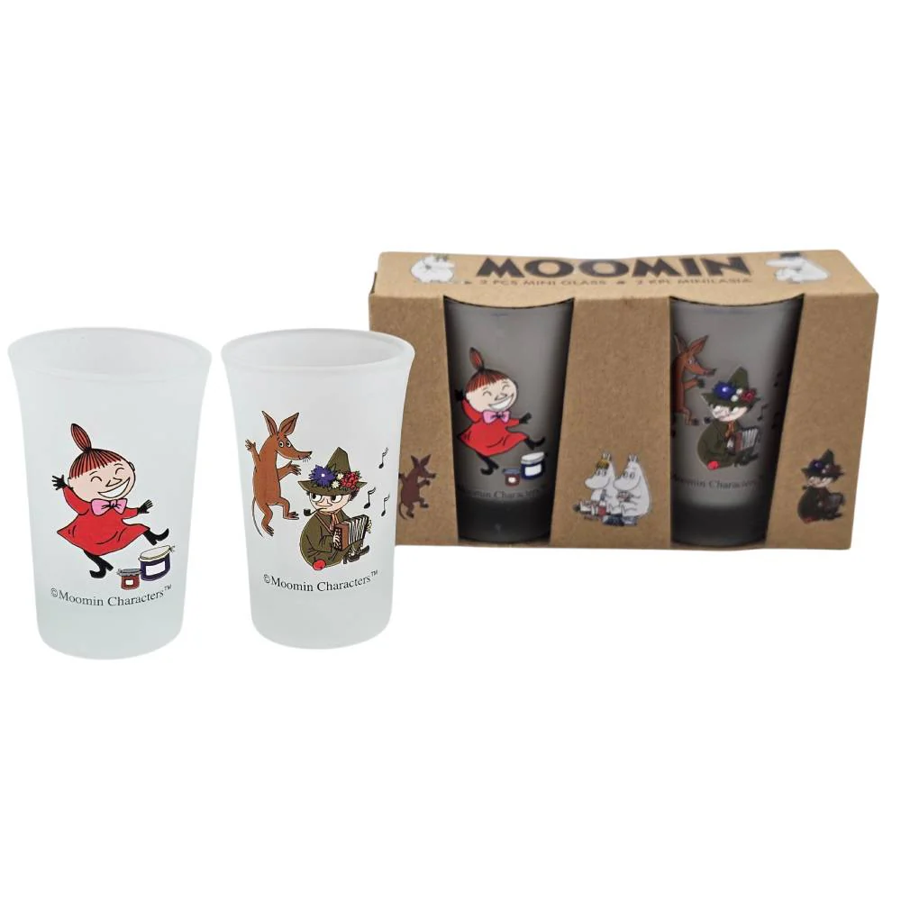 Little My & Snufkin & Sniff Mini Tumbler 5cl 2-set - Image 2