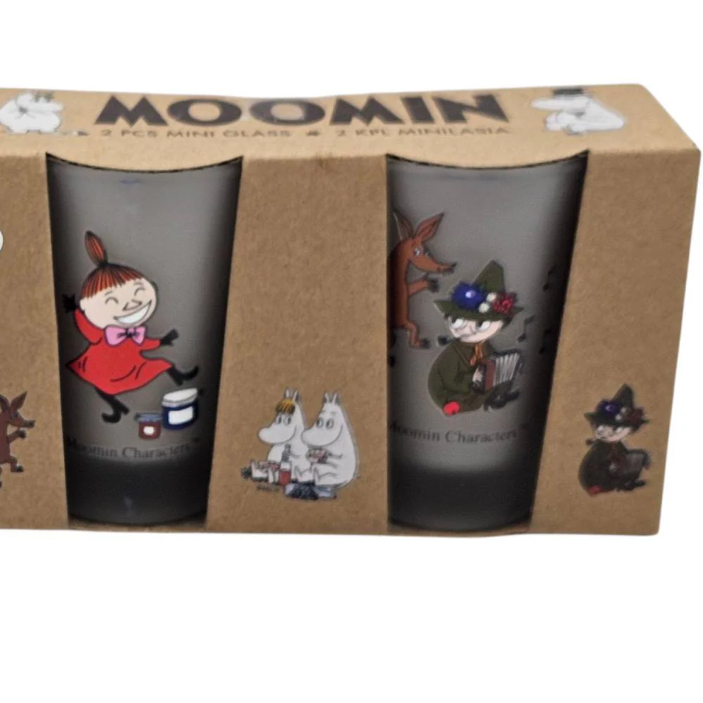 Little My & Snufkin & Sniff Mini Tumbler 5cl 2-set - Image 3