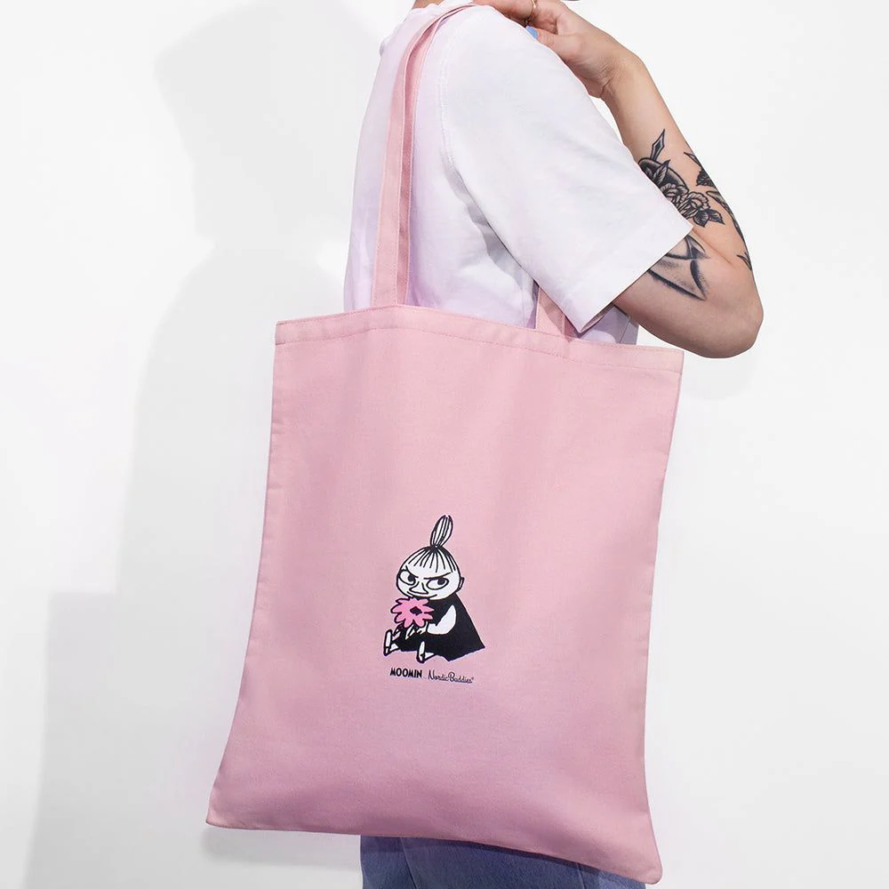 Little My Flowers Tote Bag Pink
