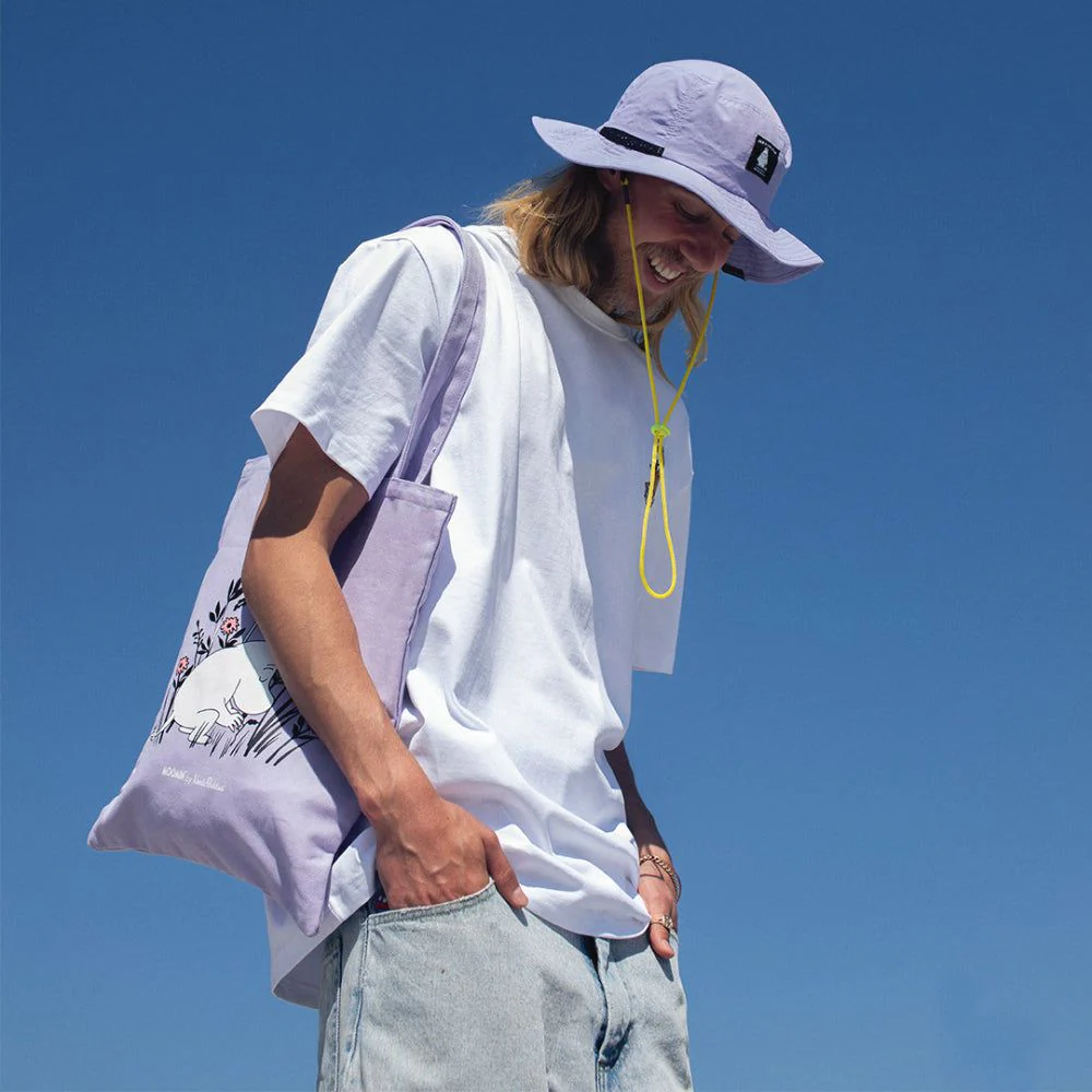 Moomintroll Gardering Tote Bag Lilac - Image 4