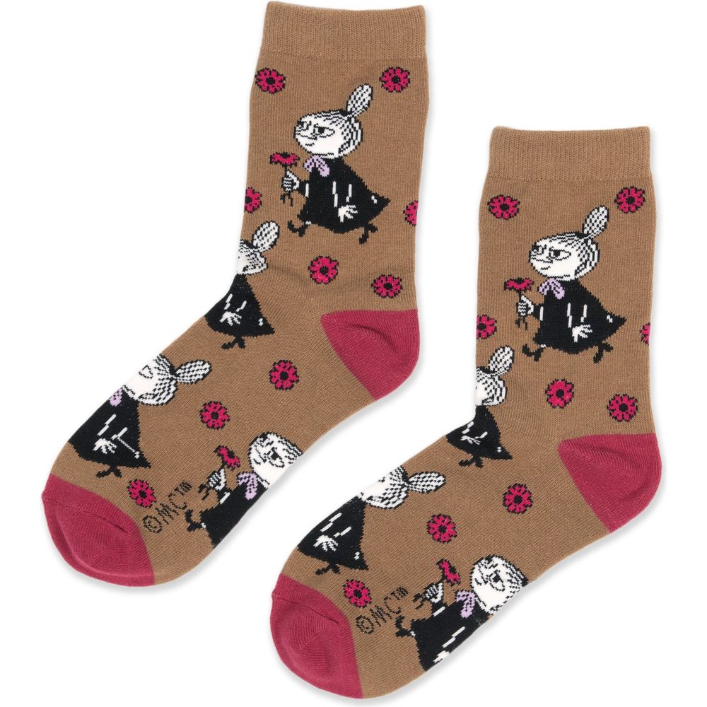 Little My's Flower Socks 36-42 Brown