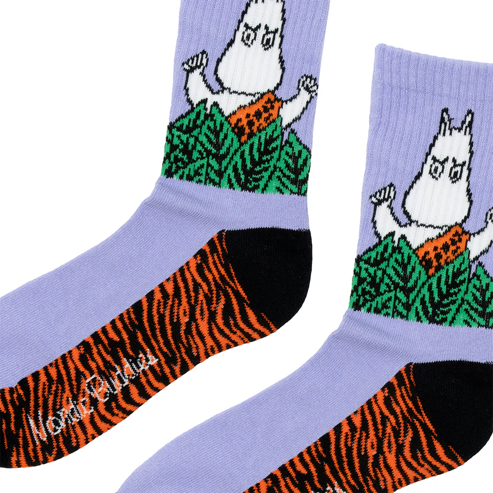 Moomin Retro Socks 36-42 Violet - Image 3