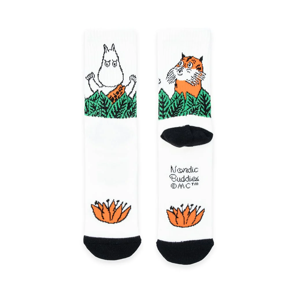 Moomin Retro Socks 40-45 White - Image 3