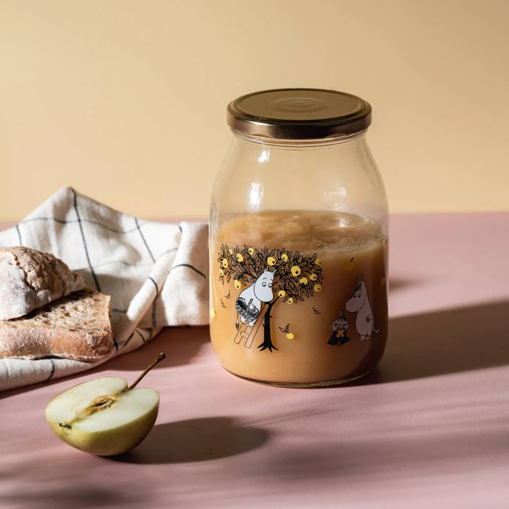 Moomin Apples Glass Jar 1L