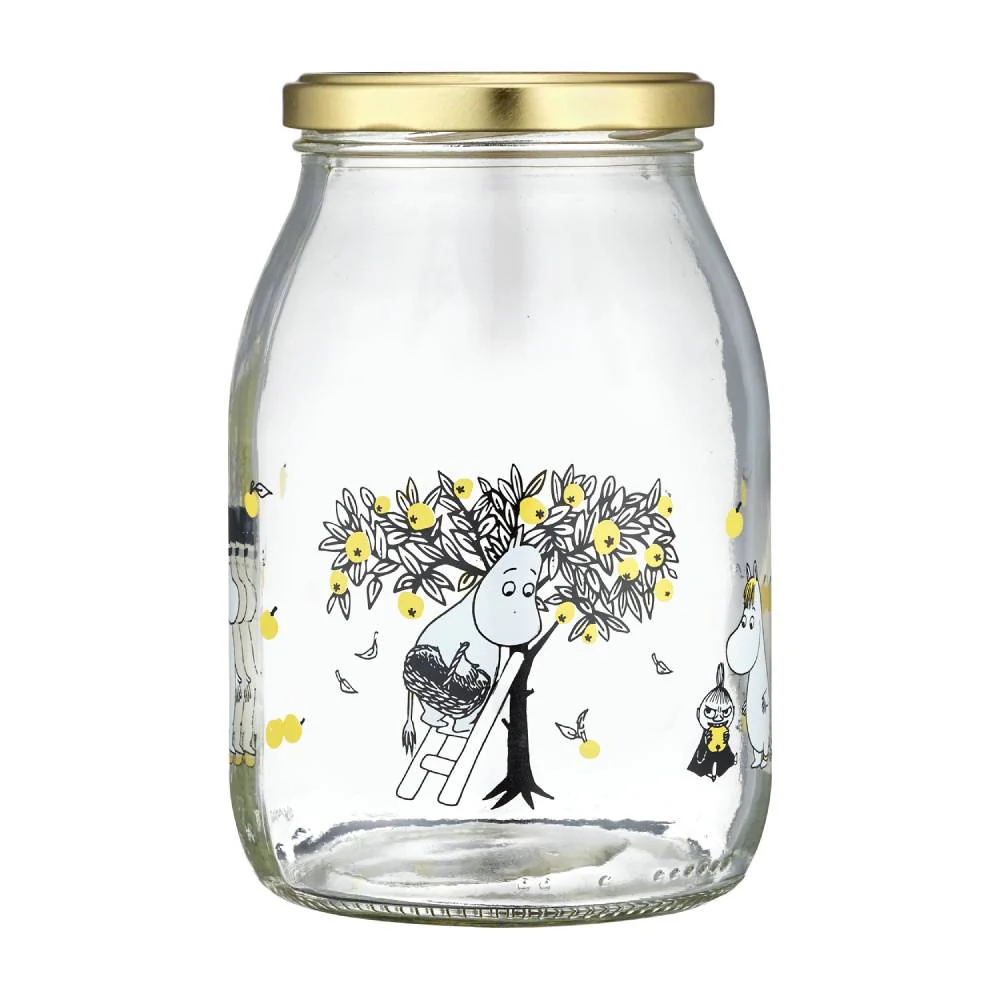 Moomin Apples Glass Jar 1L - Image 2