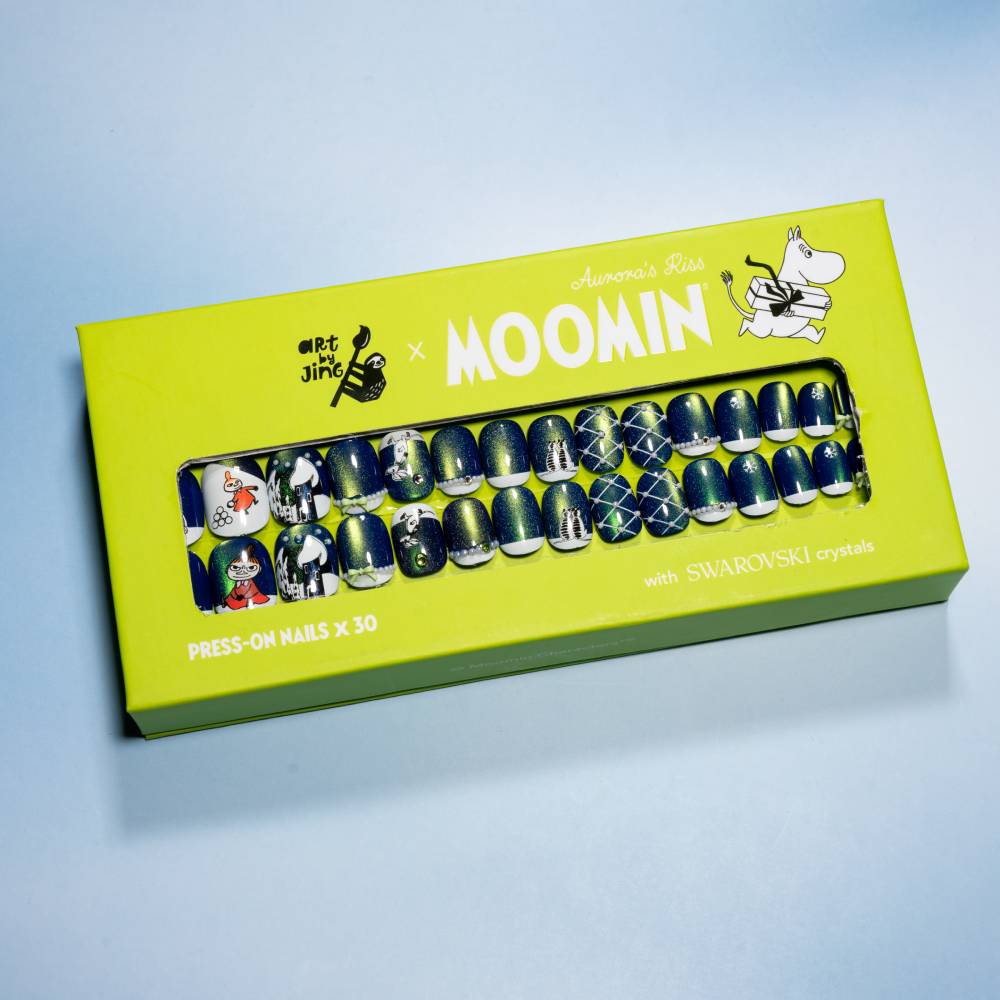 Moomin Aurora's Kiss Press-on Nails Green - Image 2