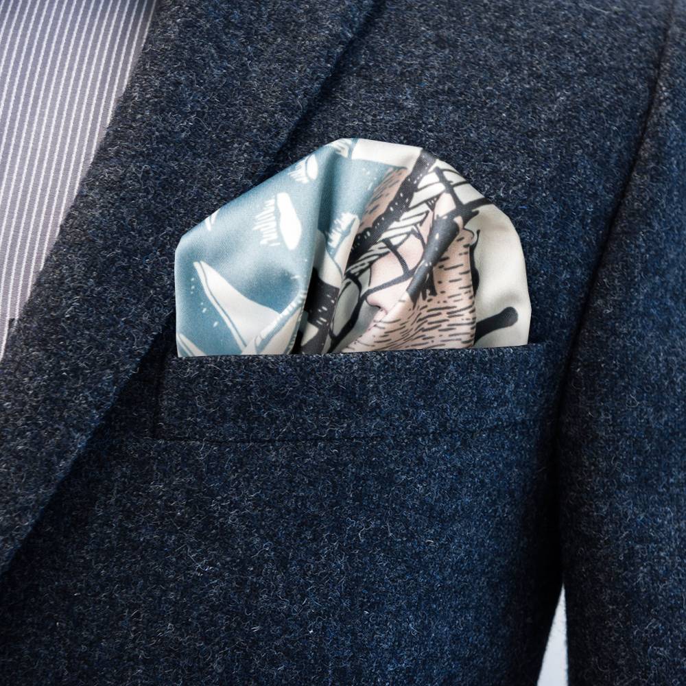 Moomin Bridge Multipurpose Pocket Square - Image 3