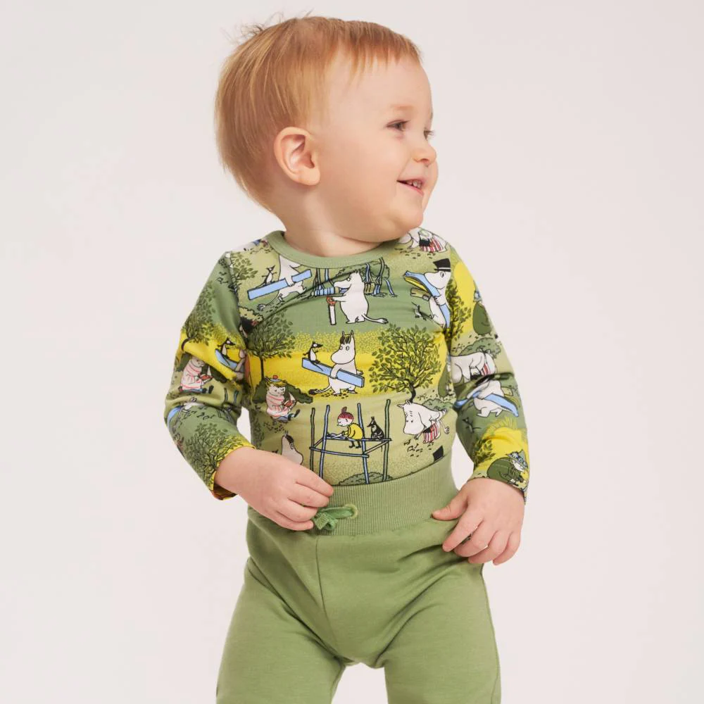 Moomin Busy Bees Body Green