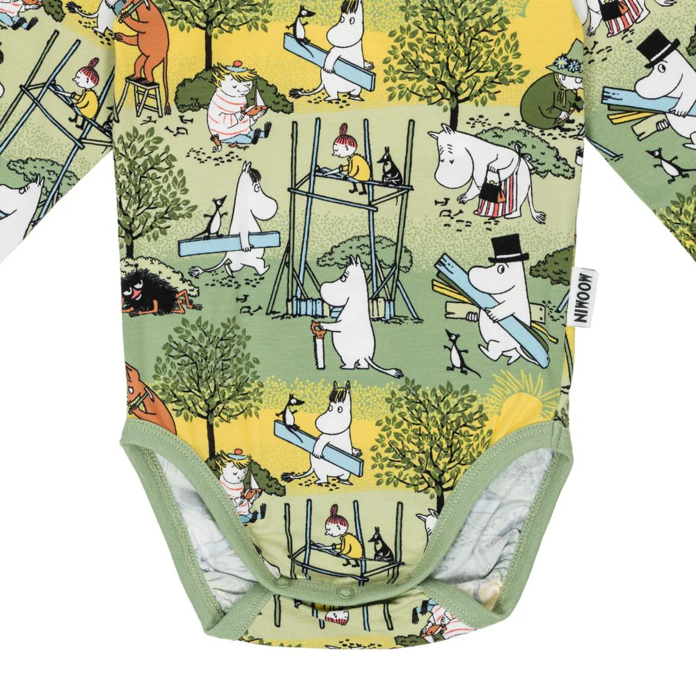Moomin Busy Bees Body Green - Image 3