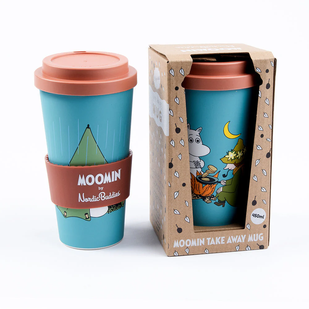 Moomin Camping Take-Away Mug Tturquoise - Image 2