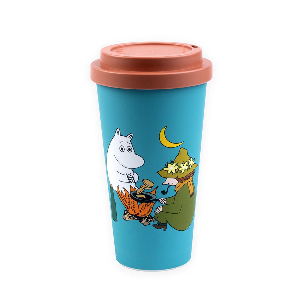 Moomin Camping Take-Away Mug Tturquoise - Image 3