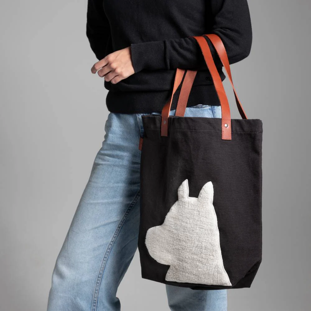 Moomintroll Tote Bag Black