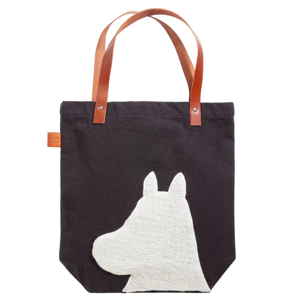 Moomintroll Tote Bag Black - Image 2