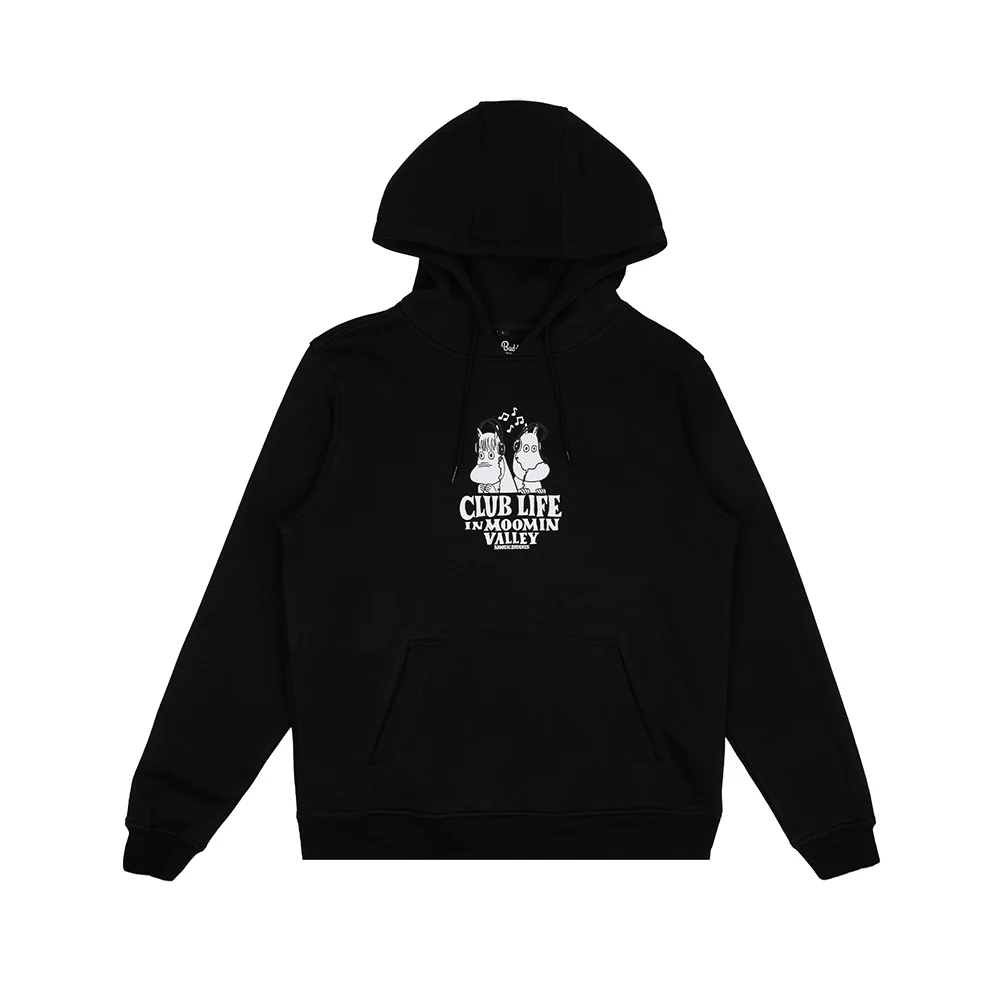 Moomin Club Life Hoodie Black - Image 3