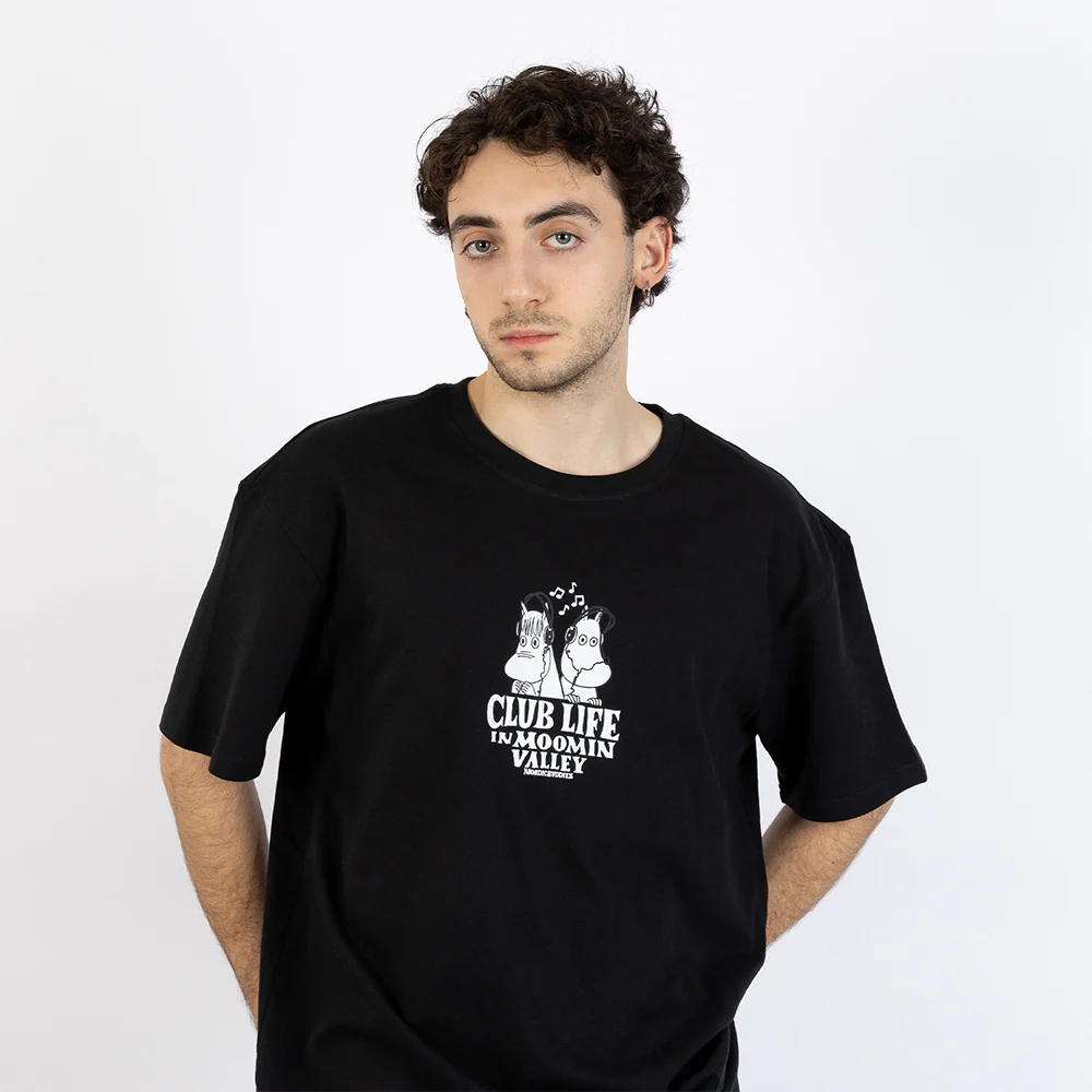 Moomin Club Life T-Shirt Black
