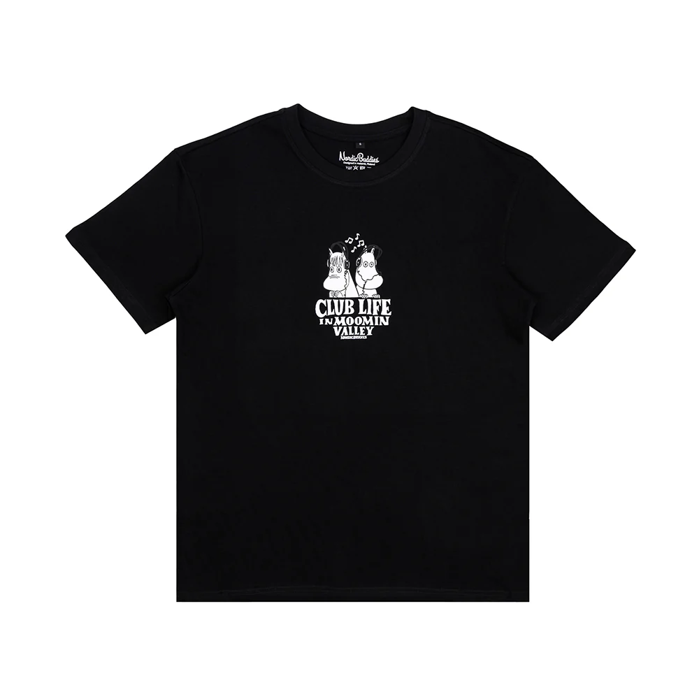 Moomin Club Life T-Shirt Black - Image 2