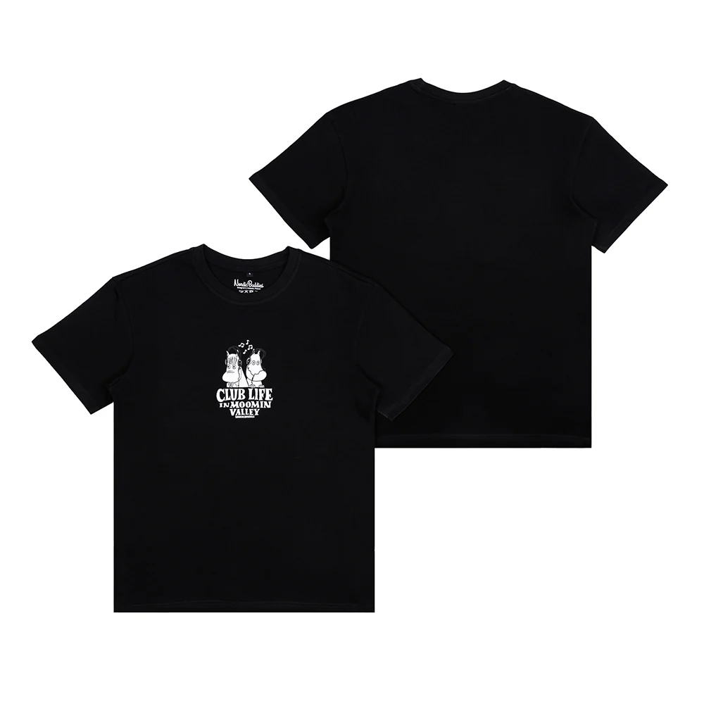 Moomin Club Life T-Shirt Black - Image 4