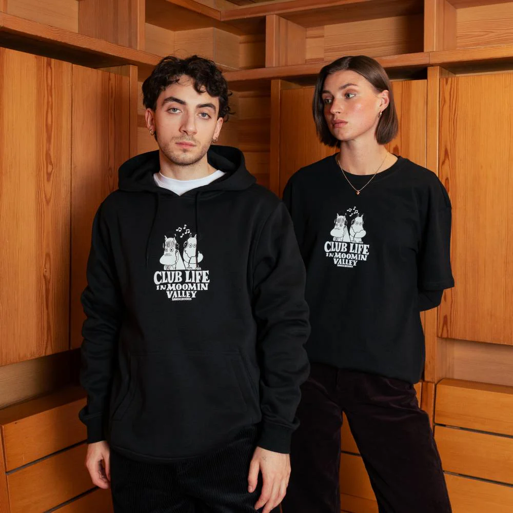 Moomin Club Life T-Shirt Black - Image 8