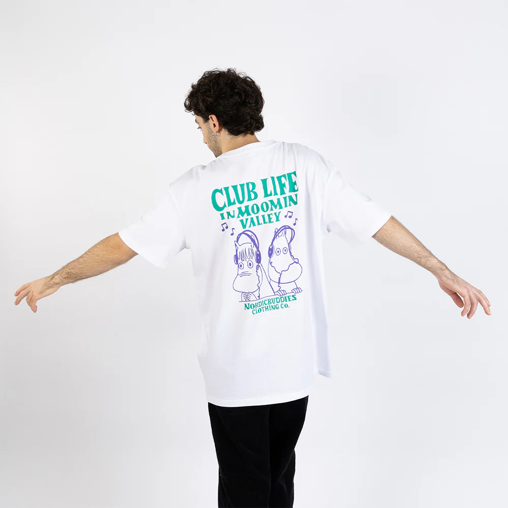 Moomin Club Life T-Shirt WhiteGreen