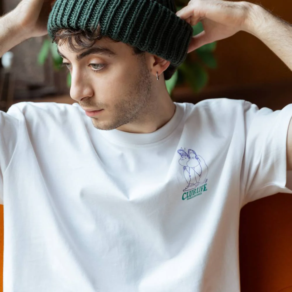 Moomin Club Life T-Shirt WhiteGreen - Image 5