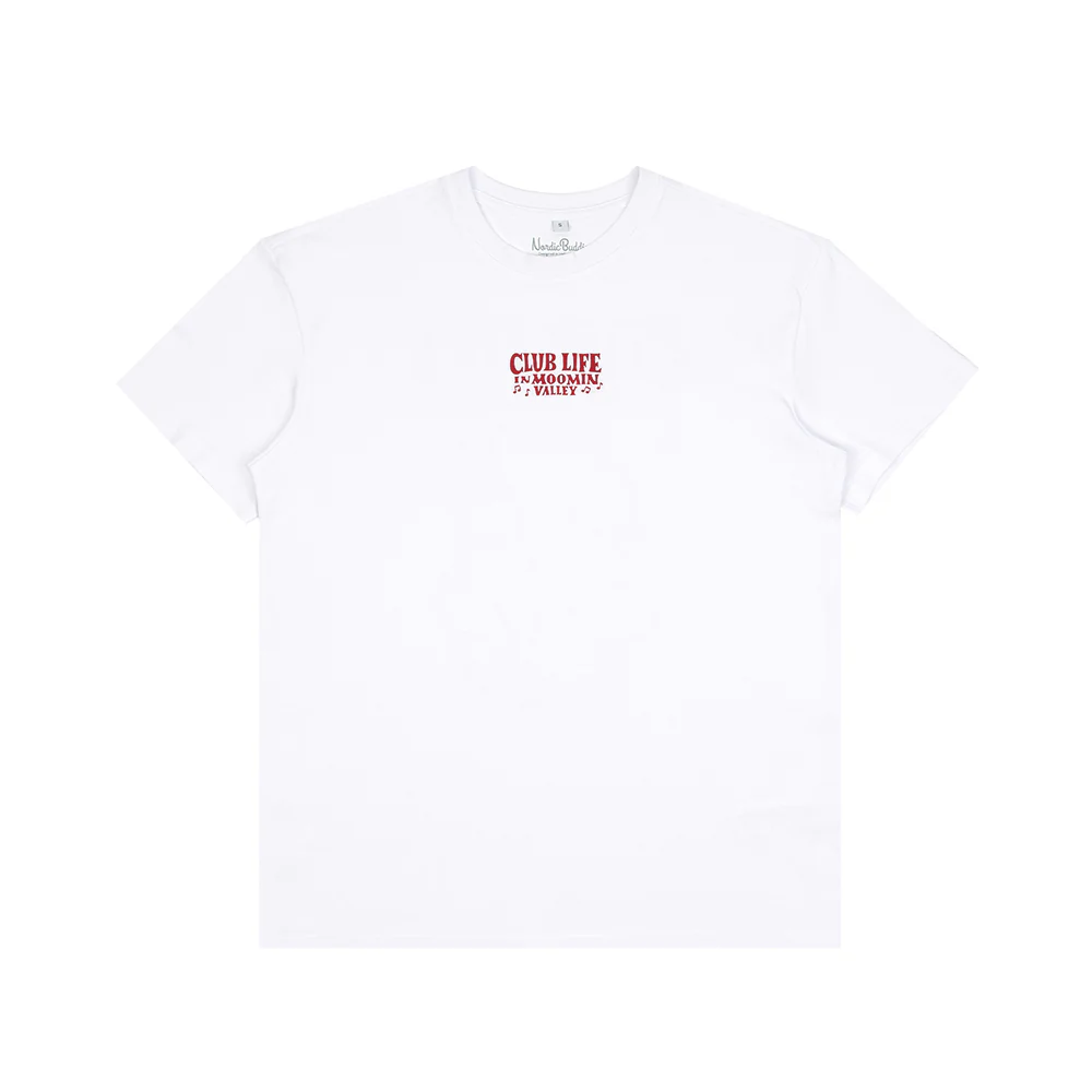 Moomin Club Life T-Shirt WhiteRed - Image 3