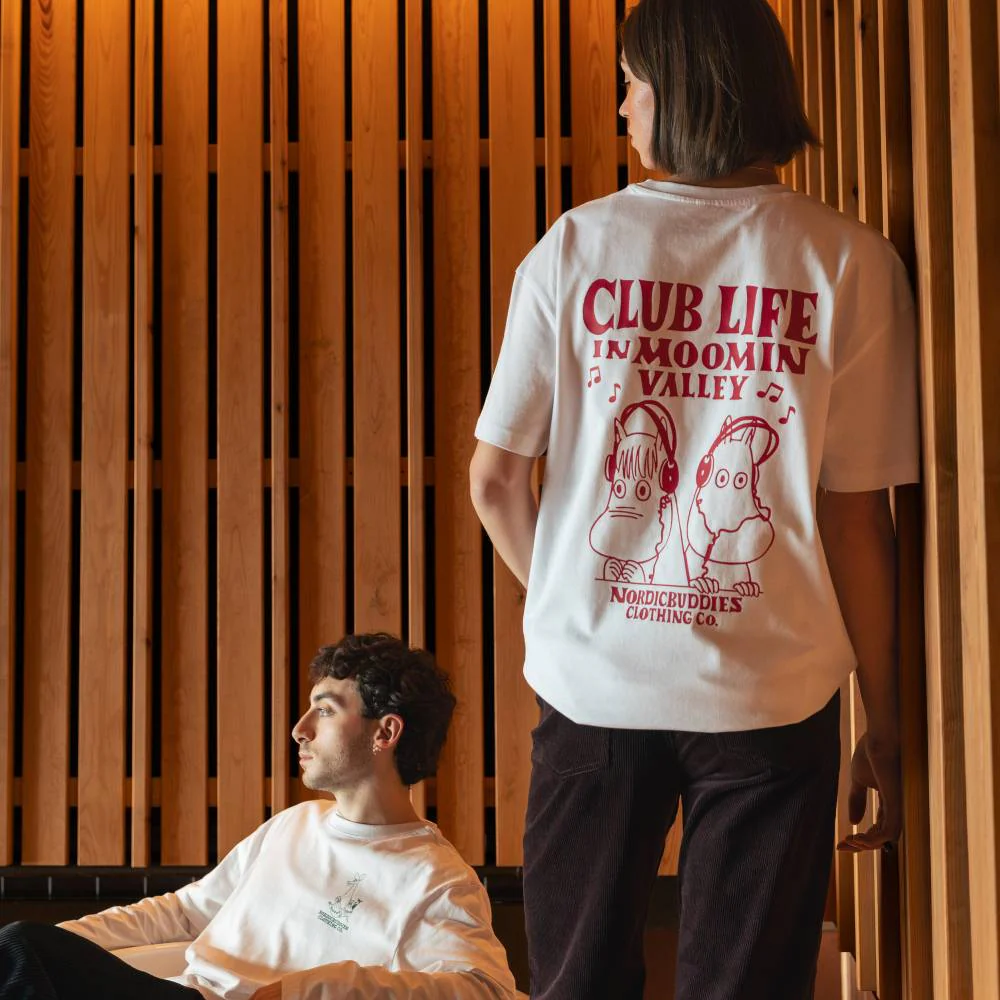 Moomin Club Life T-Shirt WhiteRed - Image 7