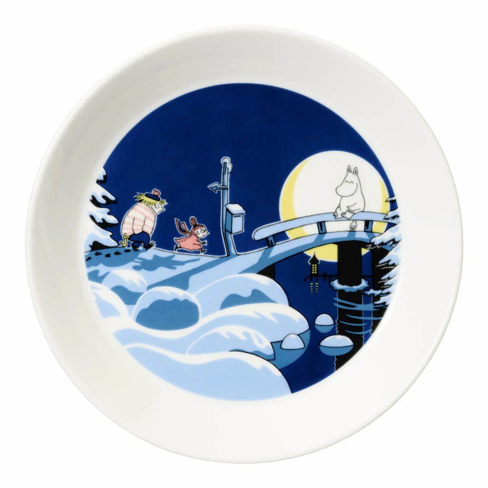 Moomin Collector's Edition 2022 Plates 2-pack: Office & Winternight - Image 3