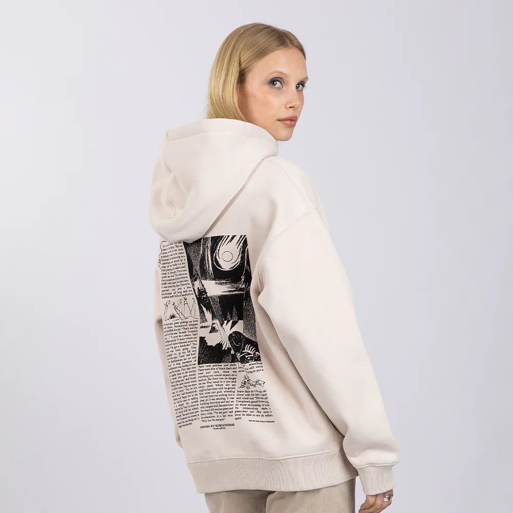 Moomin Comet Hoodie Beige - Image 6
