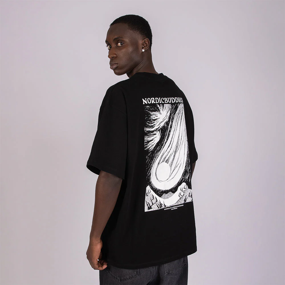 Moomin Comet Pyrstötähti T-shirt Unisex Black - Image 5