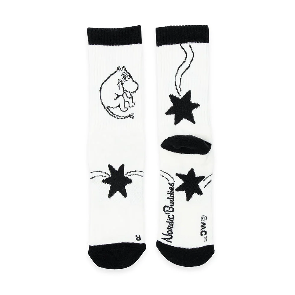 Moomin Comet Retro Socks 40-45 White - Image 2