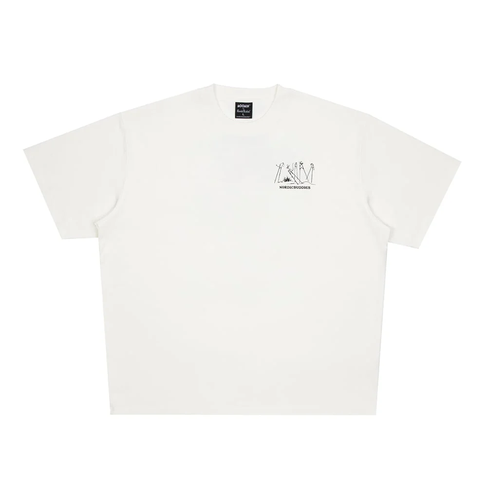 Moomin Comet Stilts T-shirt Unisex White - Image 3