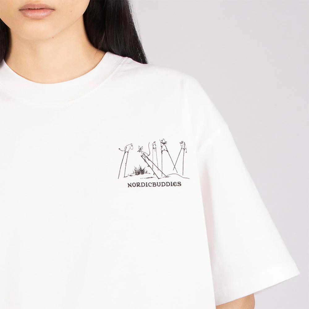 Moomin Comet Stilts T-shirt Unisex White - Image 5
