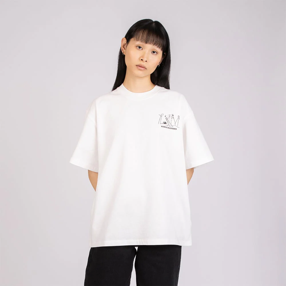 Moomin Comet Stilts T-shirt Unisex White - Image 6