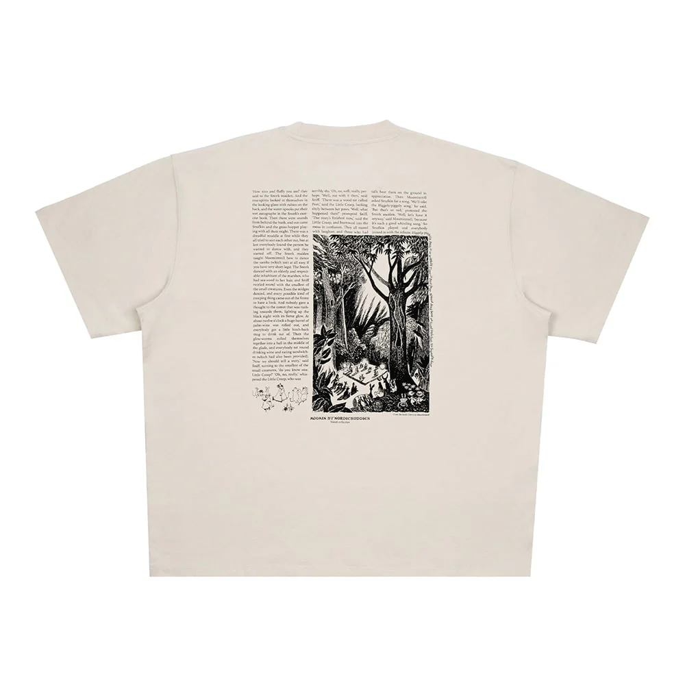 Moomin Comet T-shirt Unisex Beige - Image 4