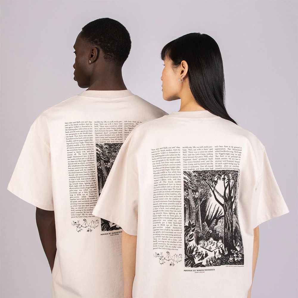 Moomin Comet T-shirt Unisex Beige - Image 7