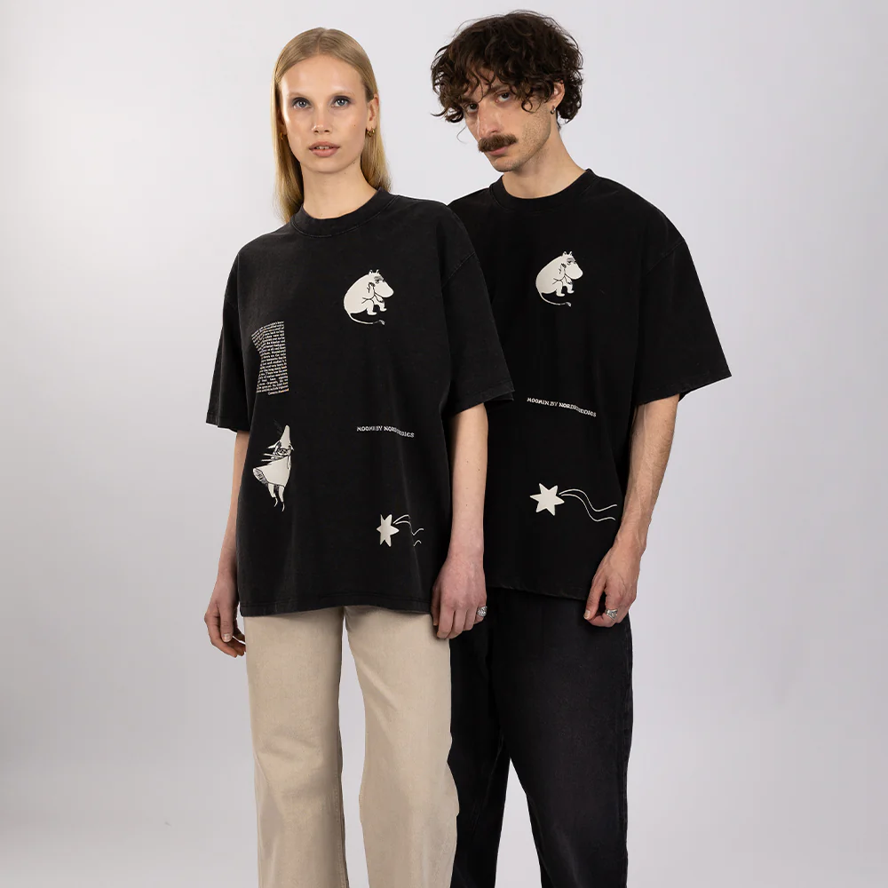 Moomin Comet T-shirt Unisex Black