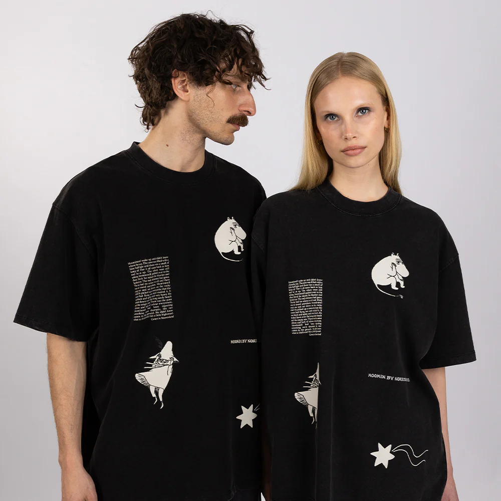 Moomin Comet T-shirt Unisex Black - Image 10