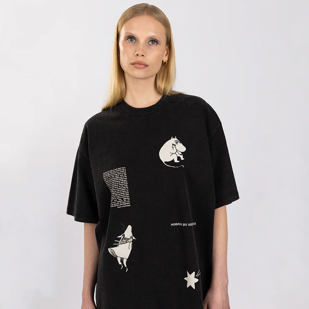 Moomin Comet T-shirt Unisex Black - Image 7