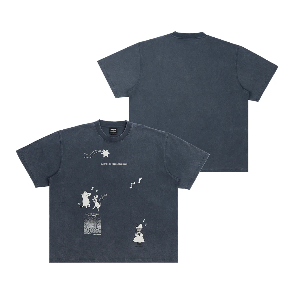 Moomin Comet T-shirt Unisex Blue - Image 2