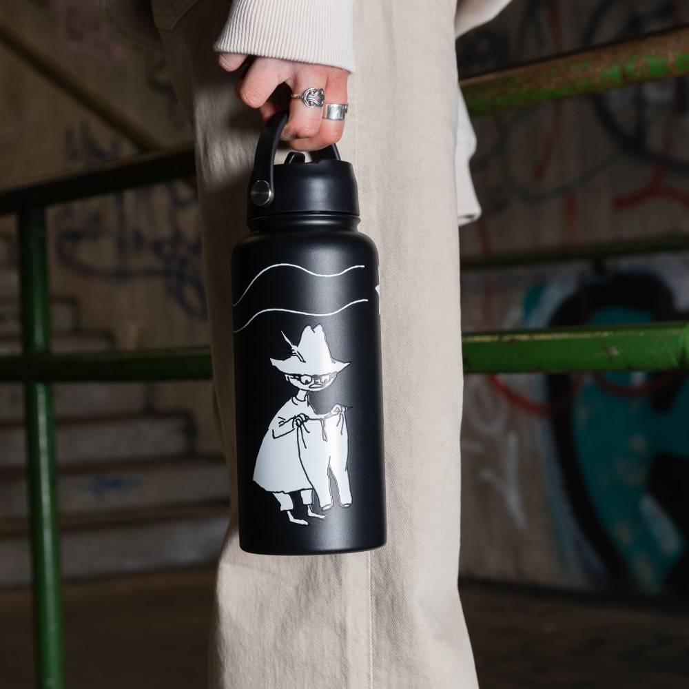 Moomin Comet Thermal Bottle 1L Black
