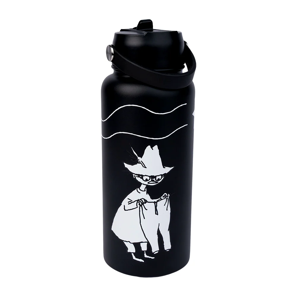Moomin Comet Thermal Bottle 1L Black - Image 2