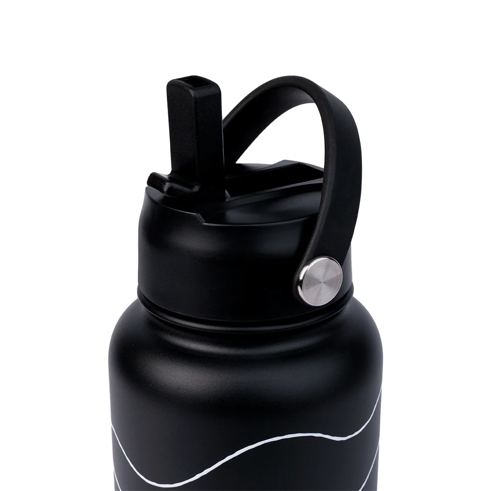 Moomin Comet Thermal Bottle 1L Black - Image 5