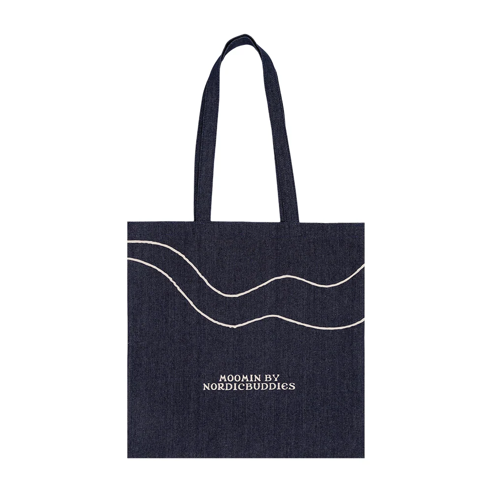 Moomin Comet Tote Bag Denim Blue - Image 3